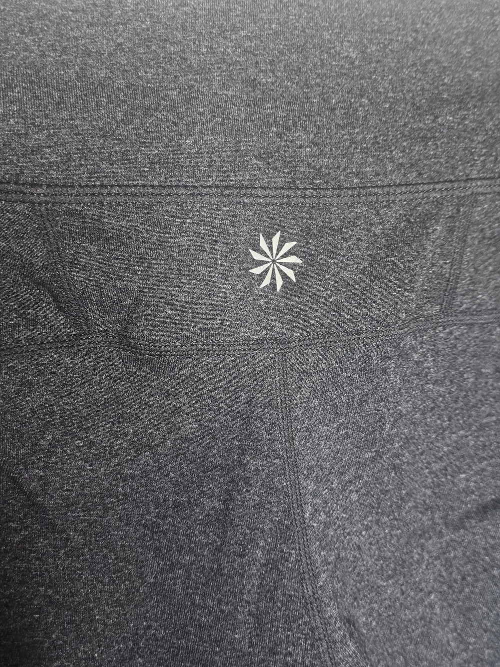 Athleta Kickbooty Wide Leg Flare Yoga Pants High Waisted Charcoal Inside Pocket - Picture 5 of 8